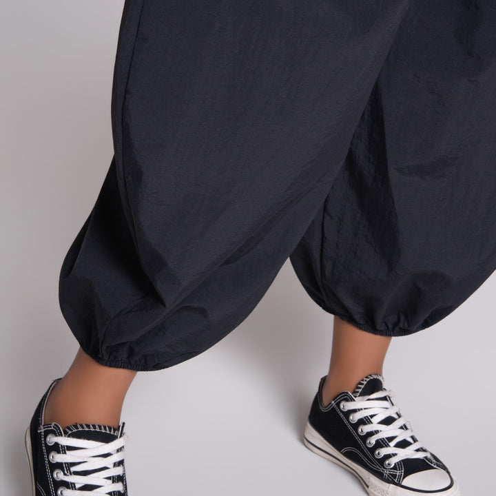 Black Teslon Pants