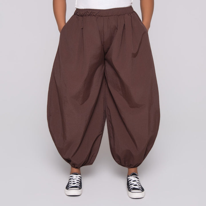 Choc Teslon Pants