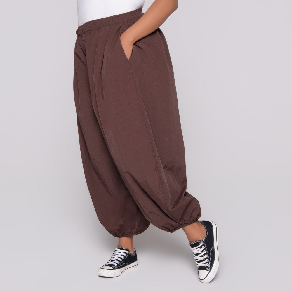 Choc Teslon Pants