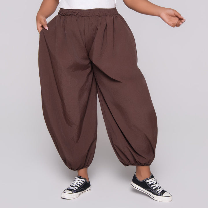 Choc Teslon Pants