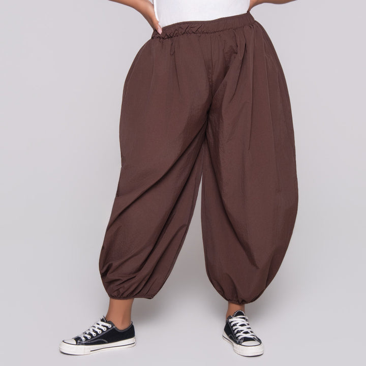 Choc Teslon Pants