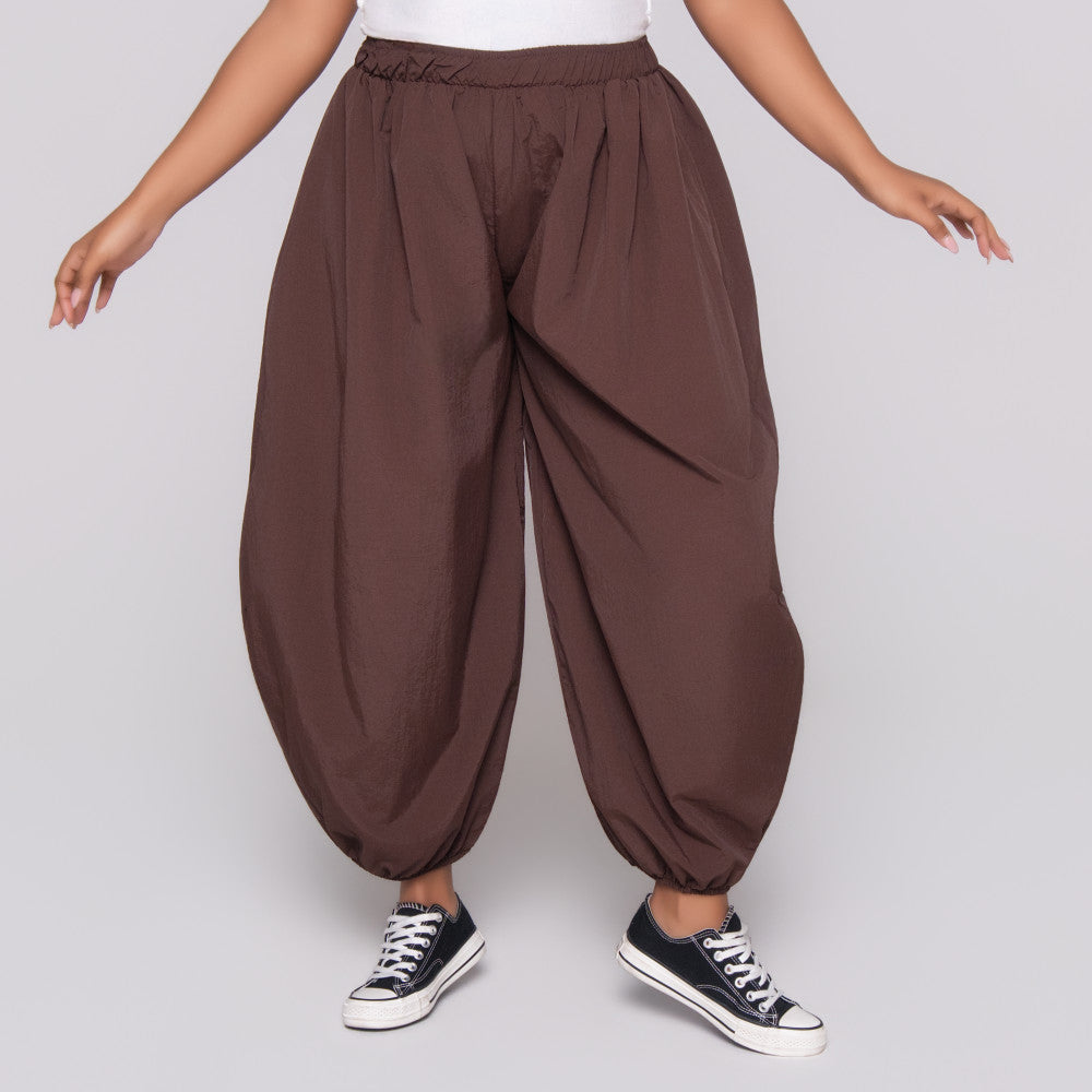 Choc Teslon Pants