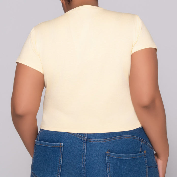 Butter Statement Print Top