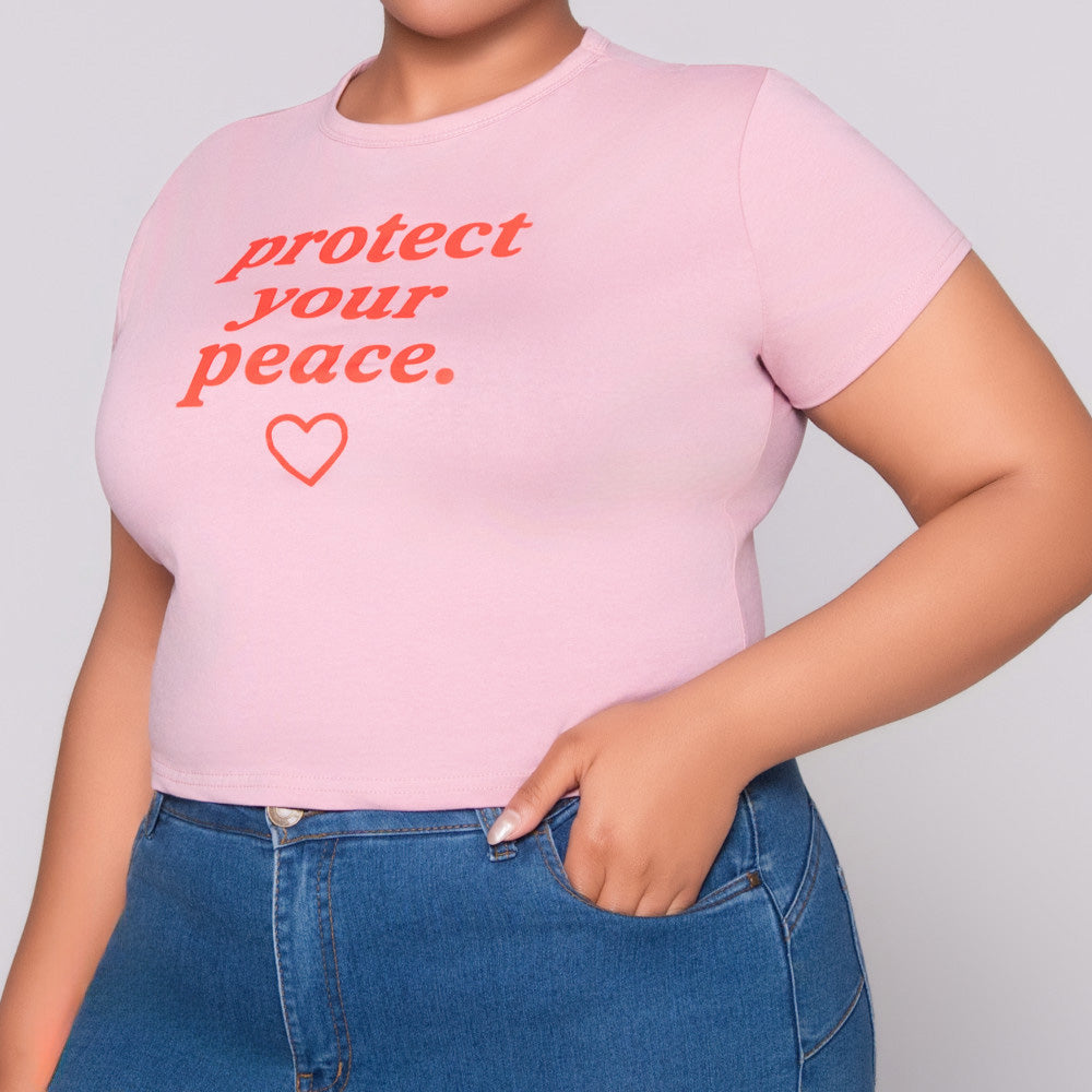 Mink Statement Print Top