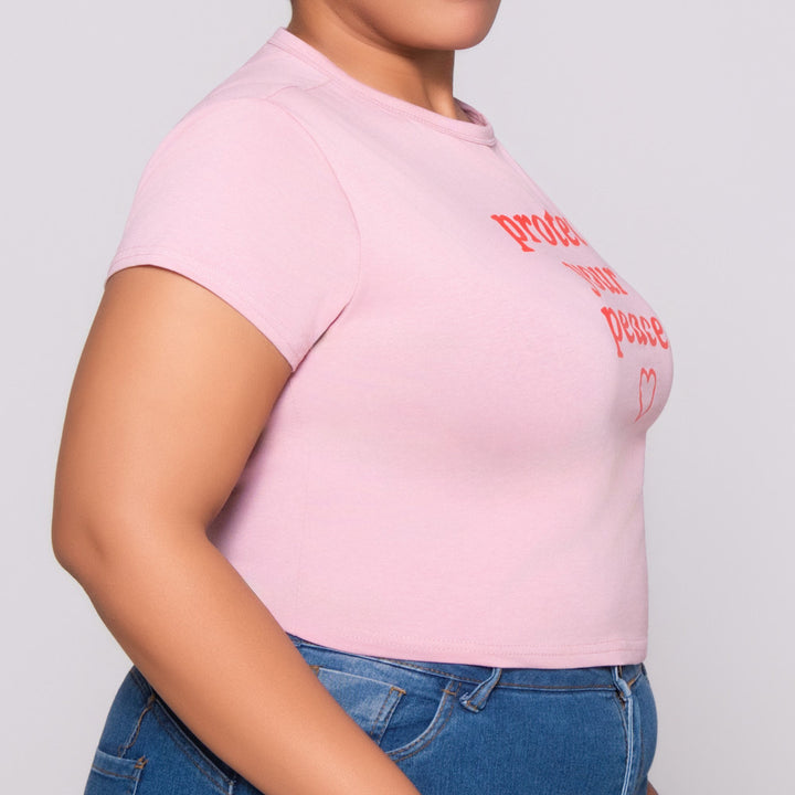 Mink Statement Print Top