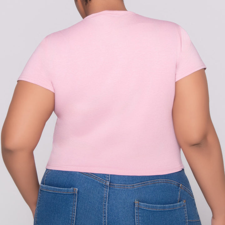 Mink Statement Print Top