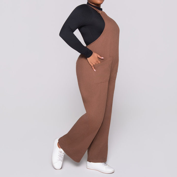 Choc Linen Jumpsuit