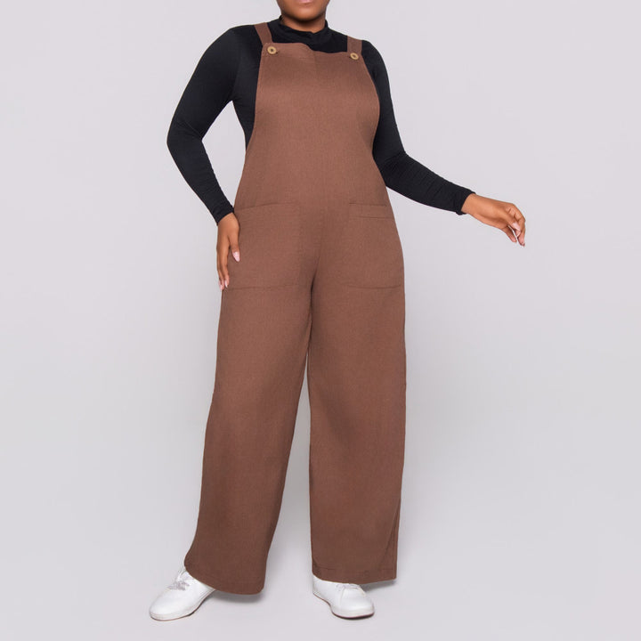 Choc Linen Jumpsuit