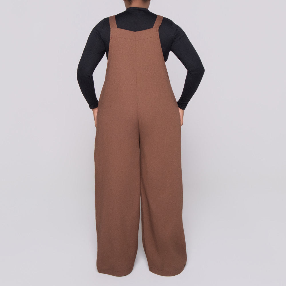 Choc Linen Jumpsuit