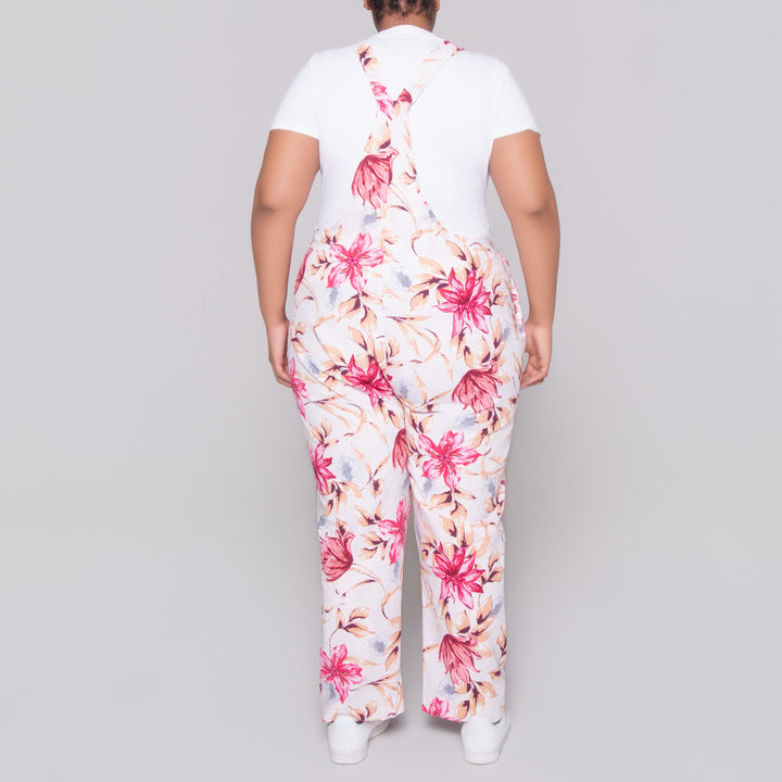Printed Linen Jumpsuit