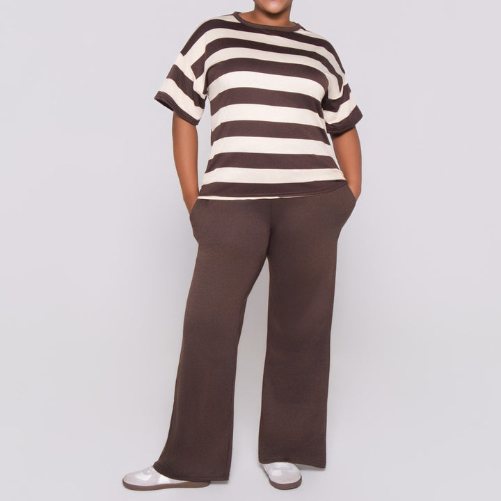Chocolate  Pants And Top Set