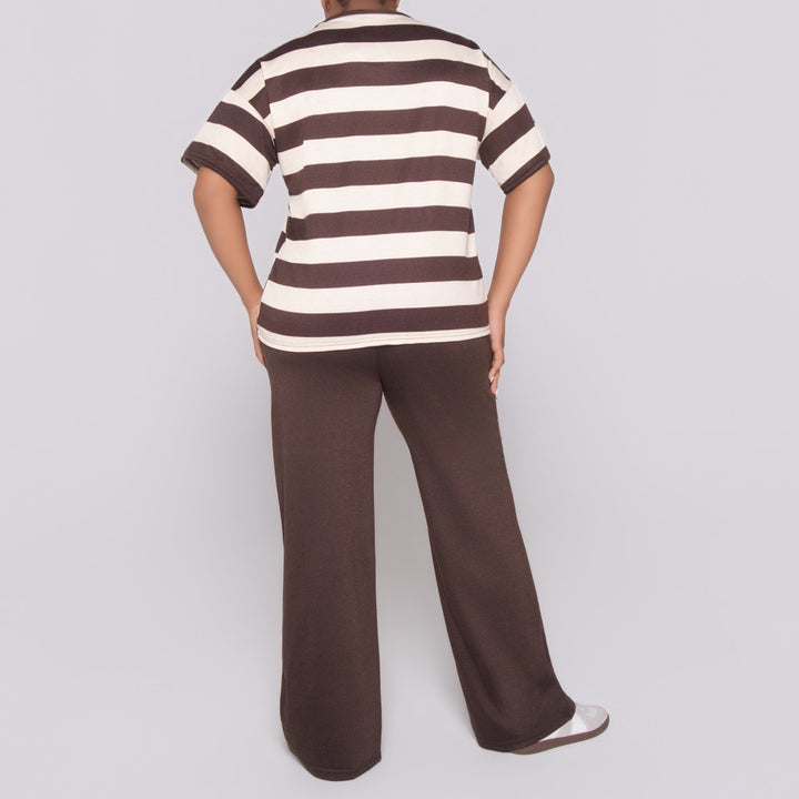 Chocolate  Pants And Top Set
