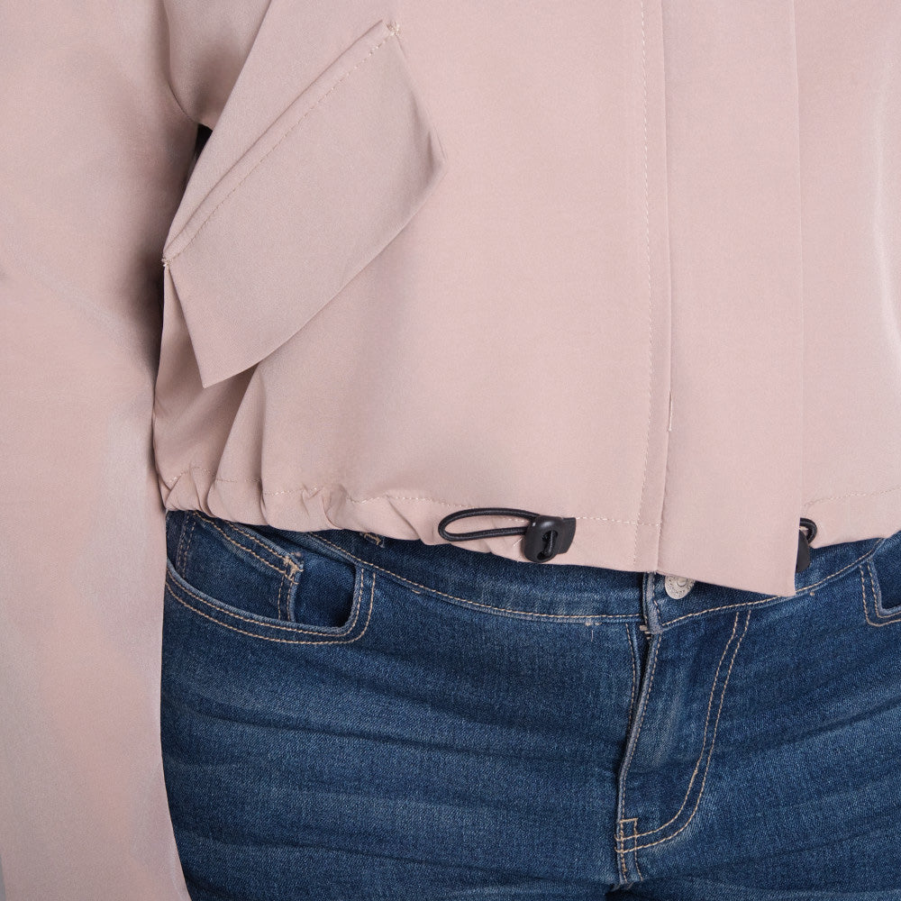 Stone Poplin Jacket