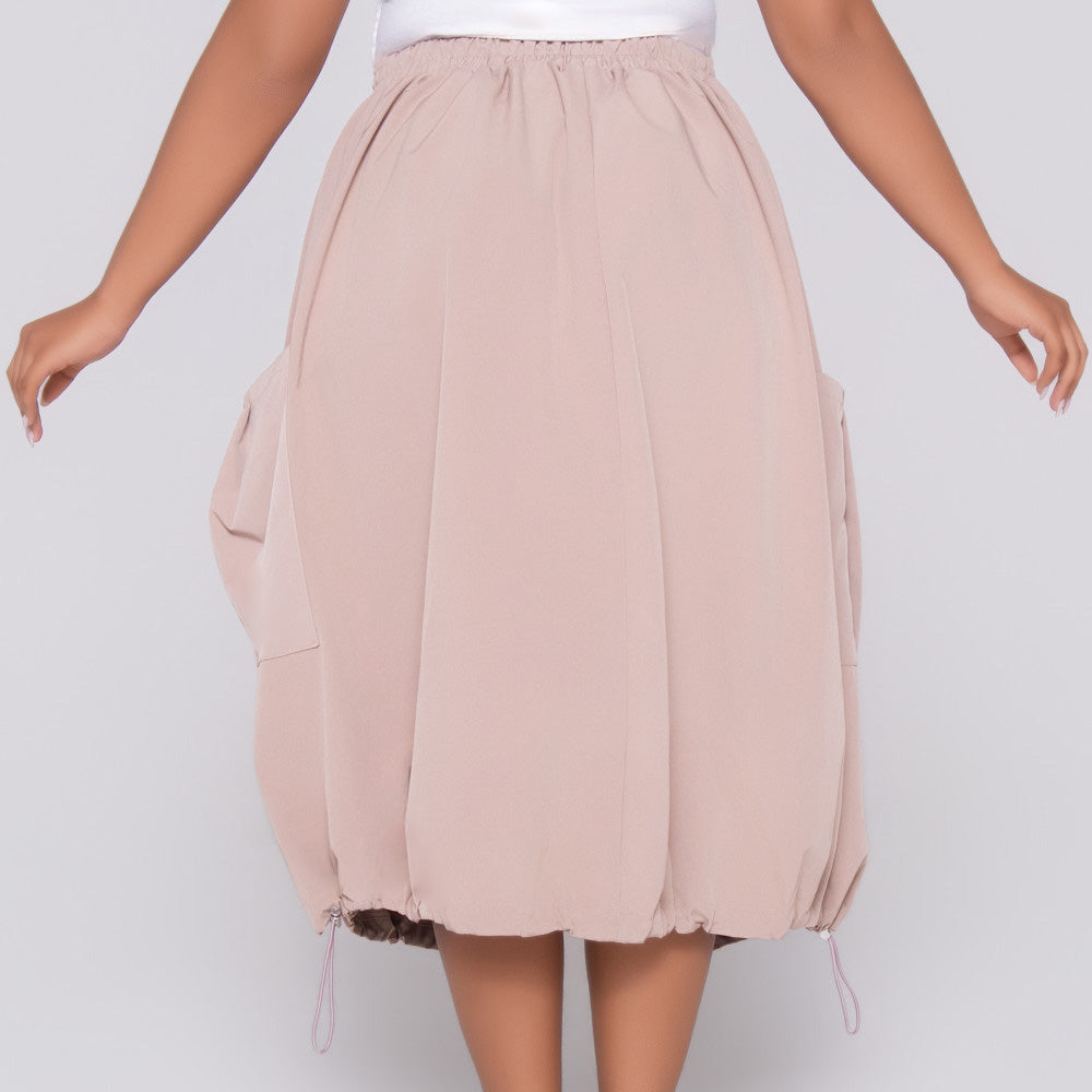 Stone Pocket Edit Poplin Skirt