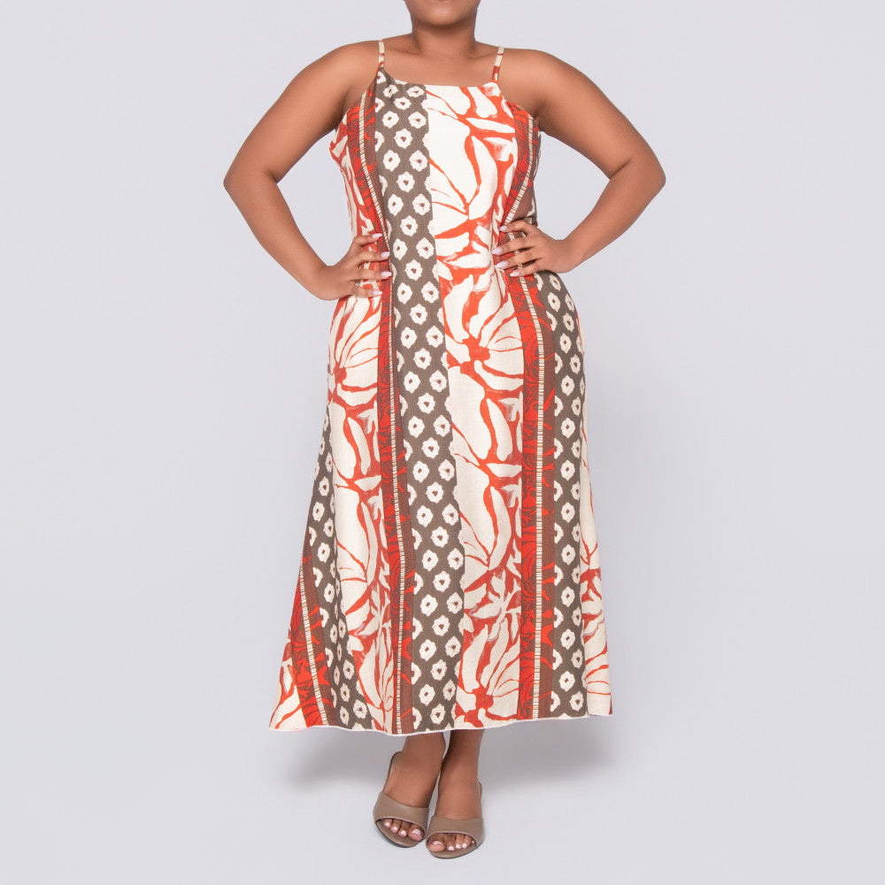 Printed Longer Length Dress