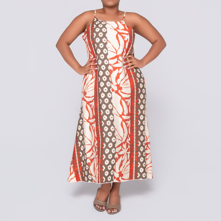 Printed Longer Length Dress