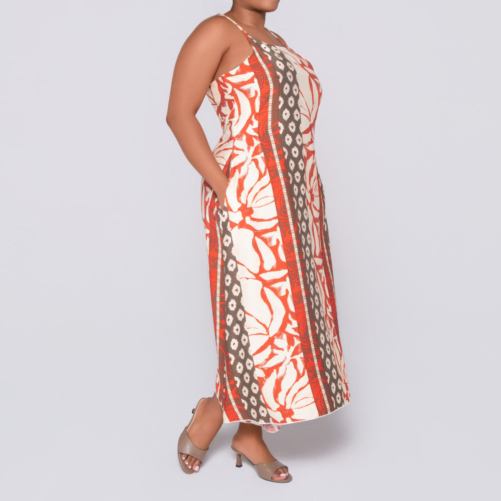 Printed Longer Length Dress