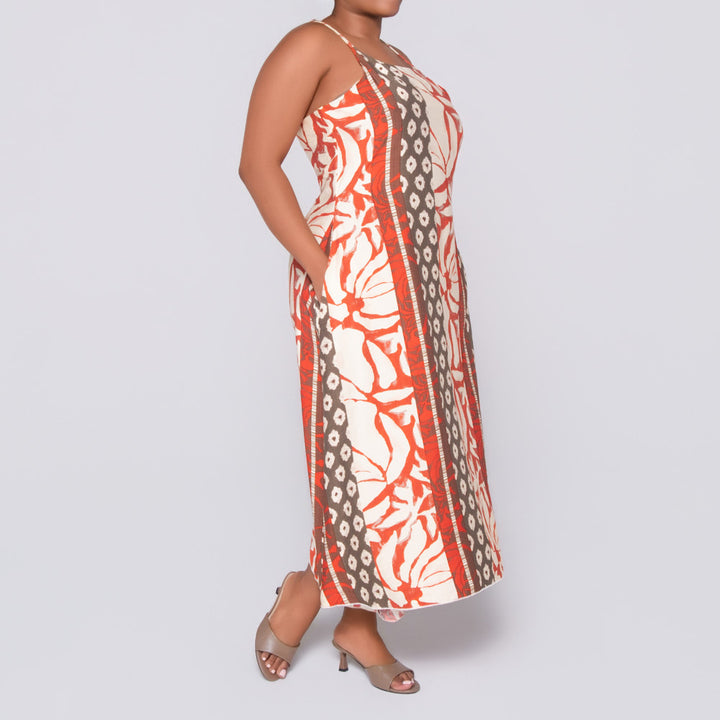 Printed Longer Length Dress