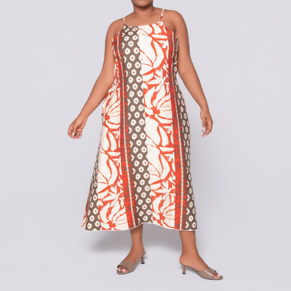 Printed Longer Length Dress