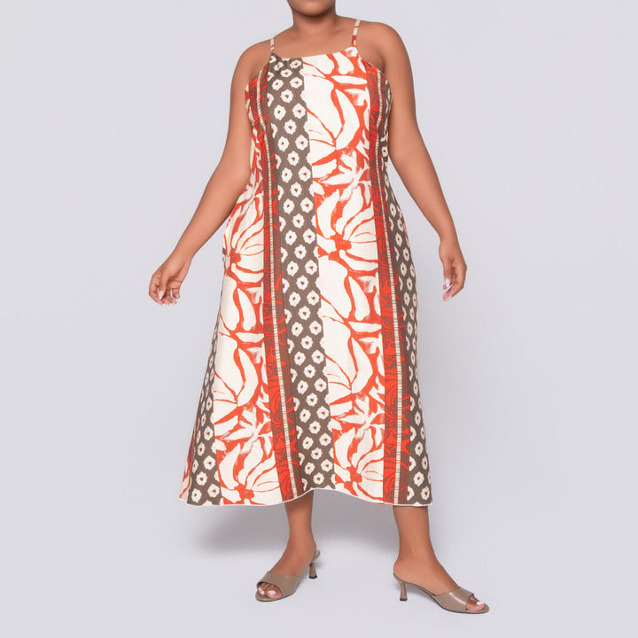 Printed Longer Length Dress