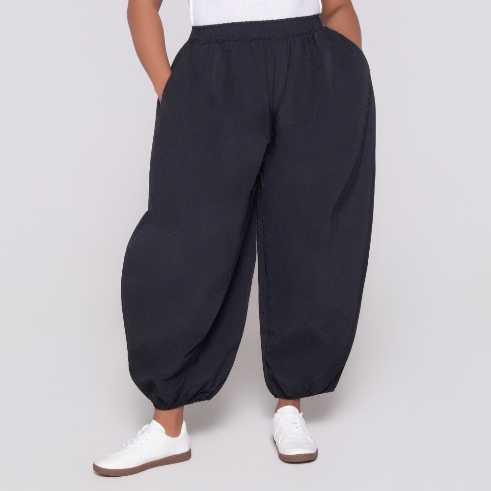 Black Teslon Pants