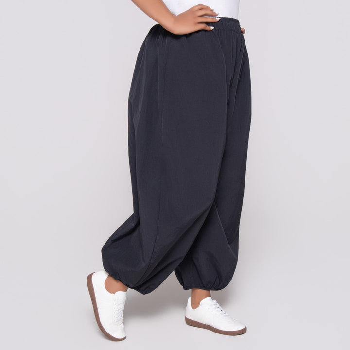Black Teslon Pants