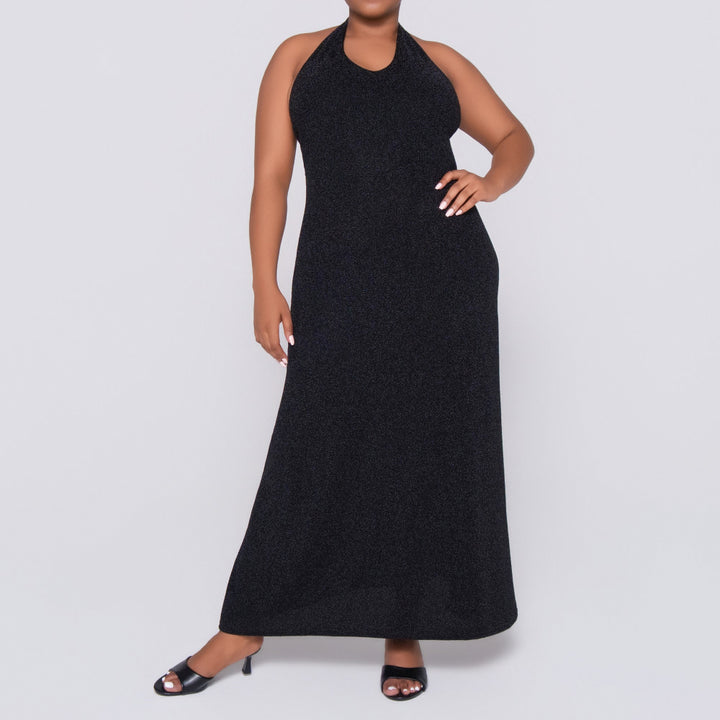 Black Halter Neck Dress