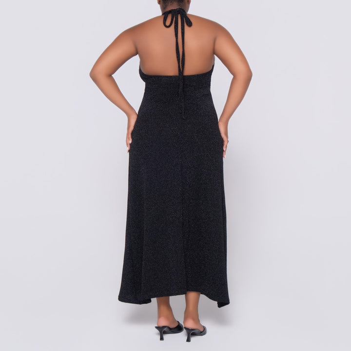 Black Halter Neck Dress