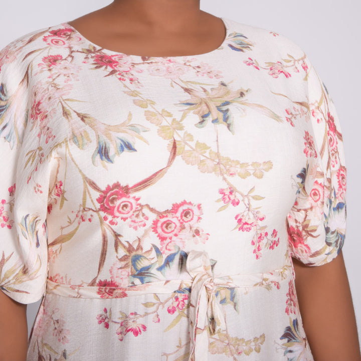 Printed Nylon Rayon Jumpsuit