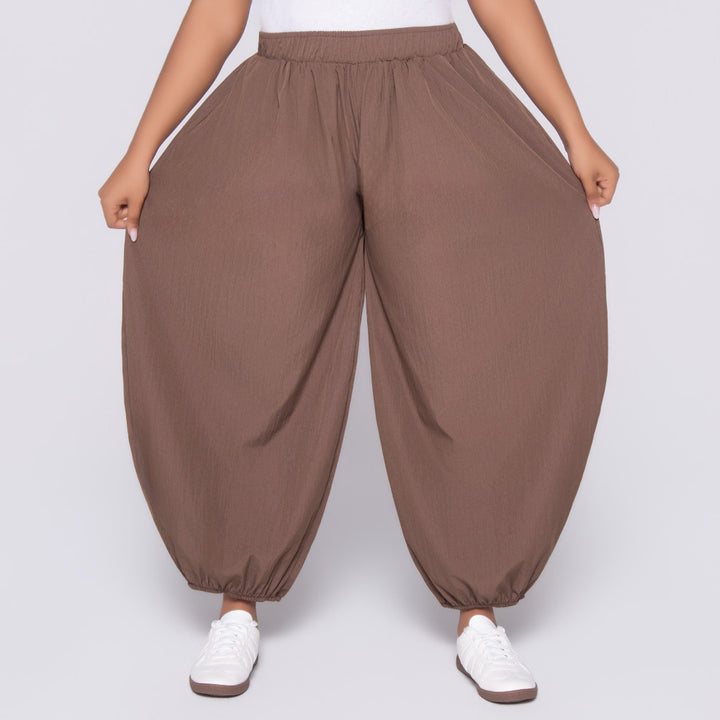 Chocolate Teslon Pants