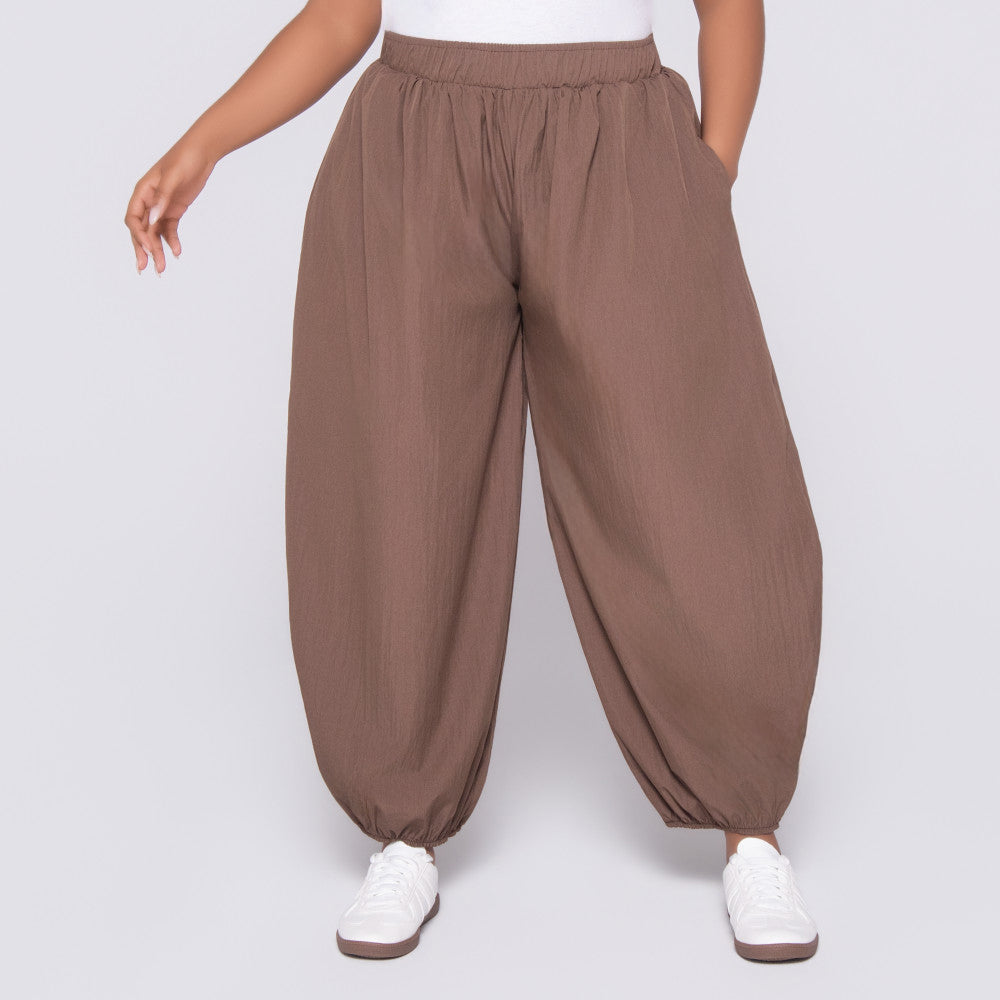 Chocolate Teslon Pants
