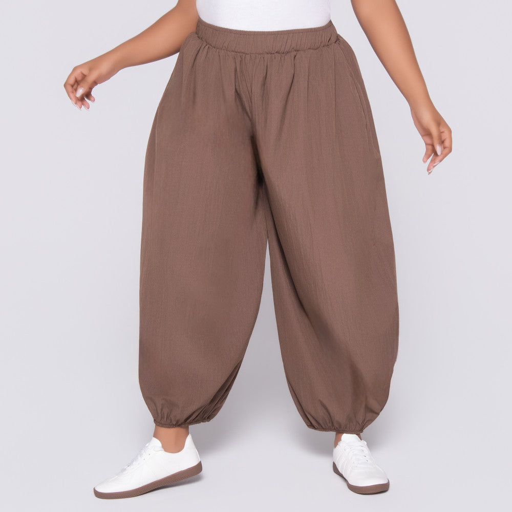 Chocolate Teslon Pants