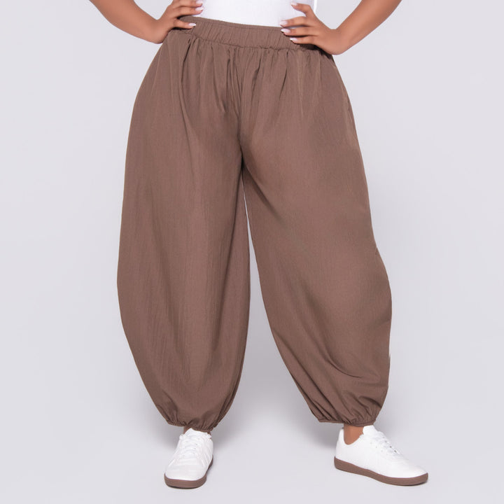 Chocolate Teslon Pants