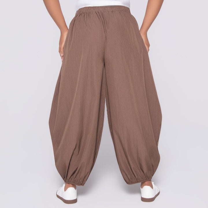 Chocolate Teslon Pants