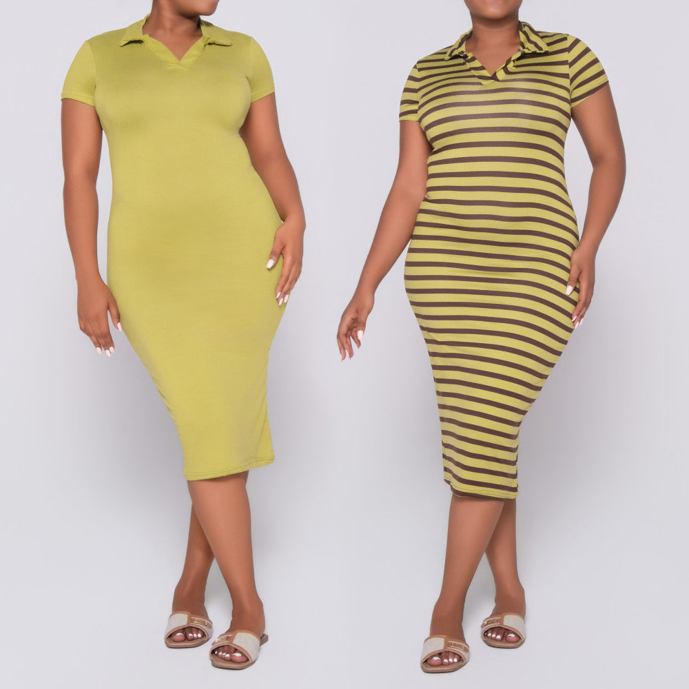 Short Sleeve Twin Pack Pista Dress