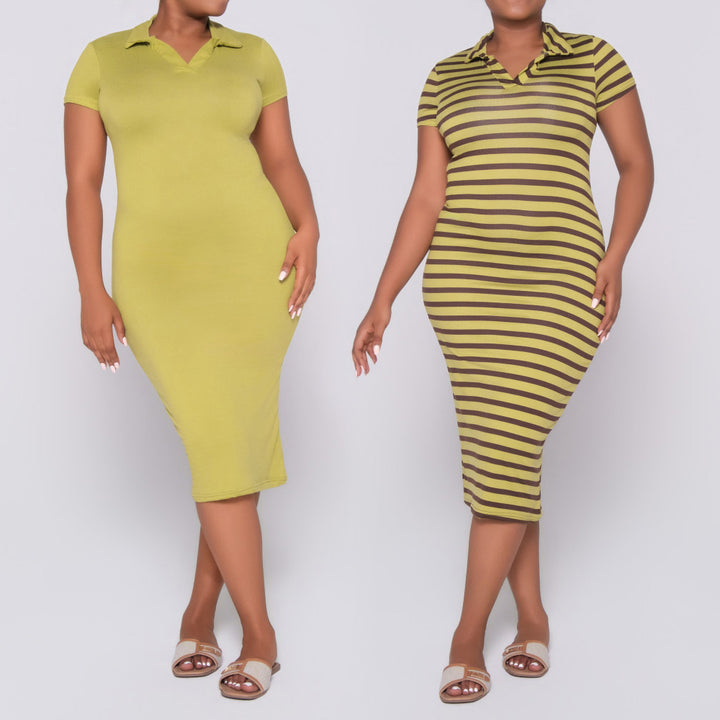 Short Sleeve Twin Pack Pista Dress