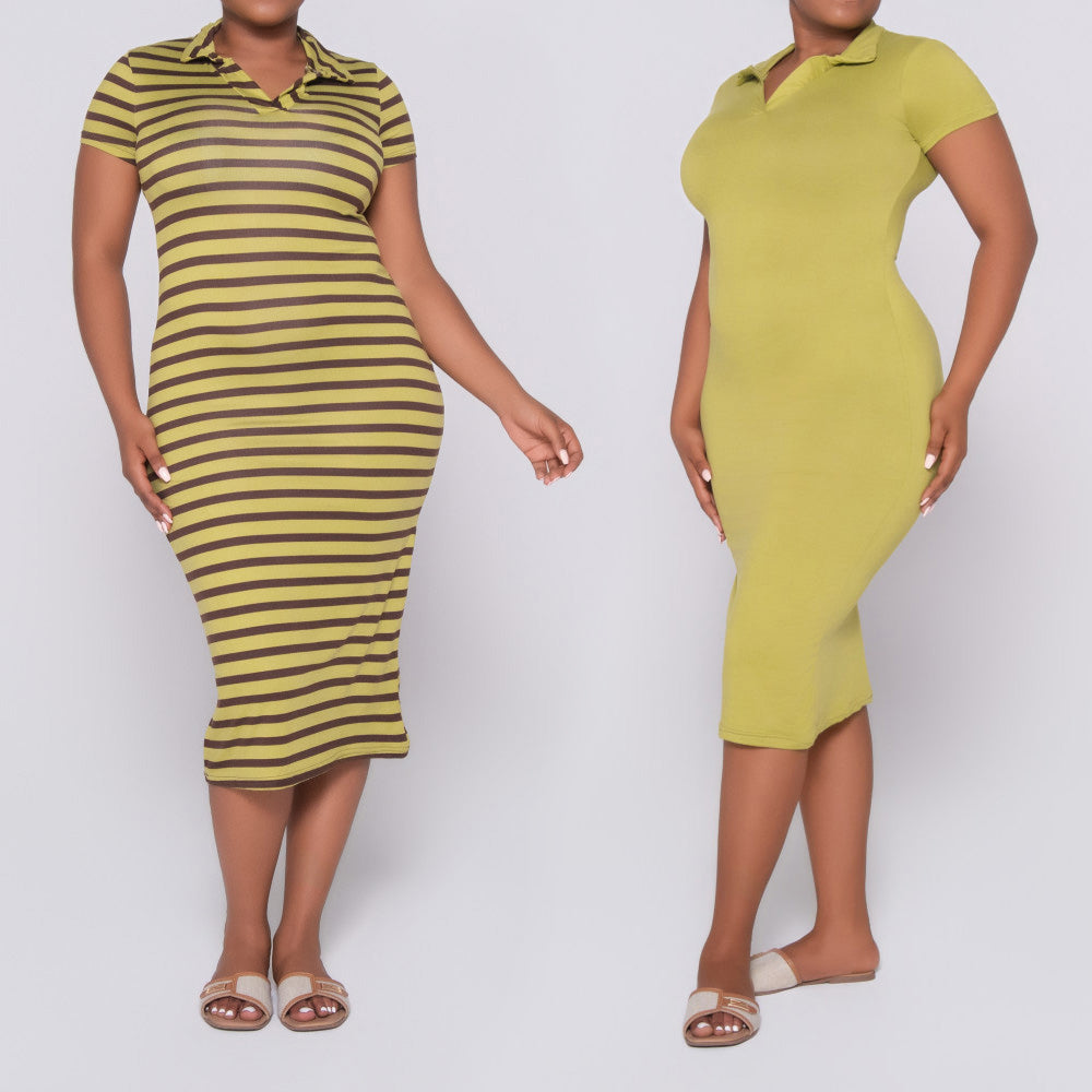 Short Sleeve Twin Pack Pista Dress