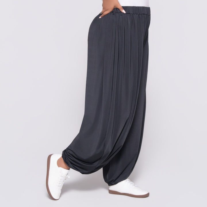 Black Polyamide Pants