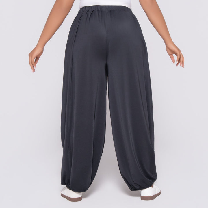 Black Polyamide Pants