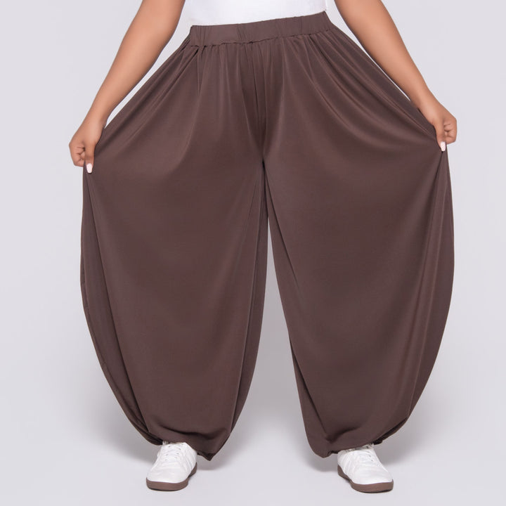 Chocolate Polyamide Pants