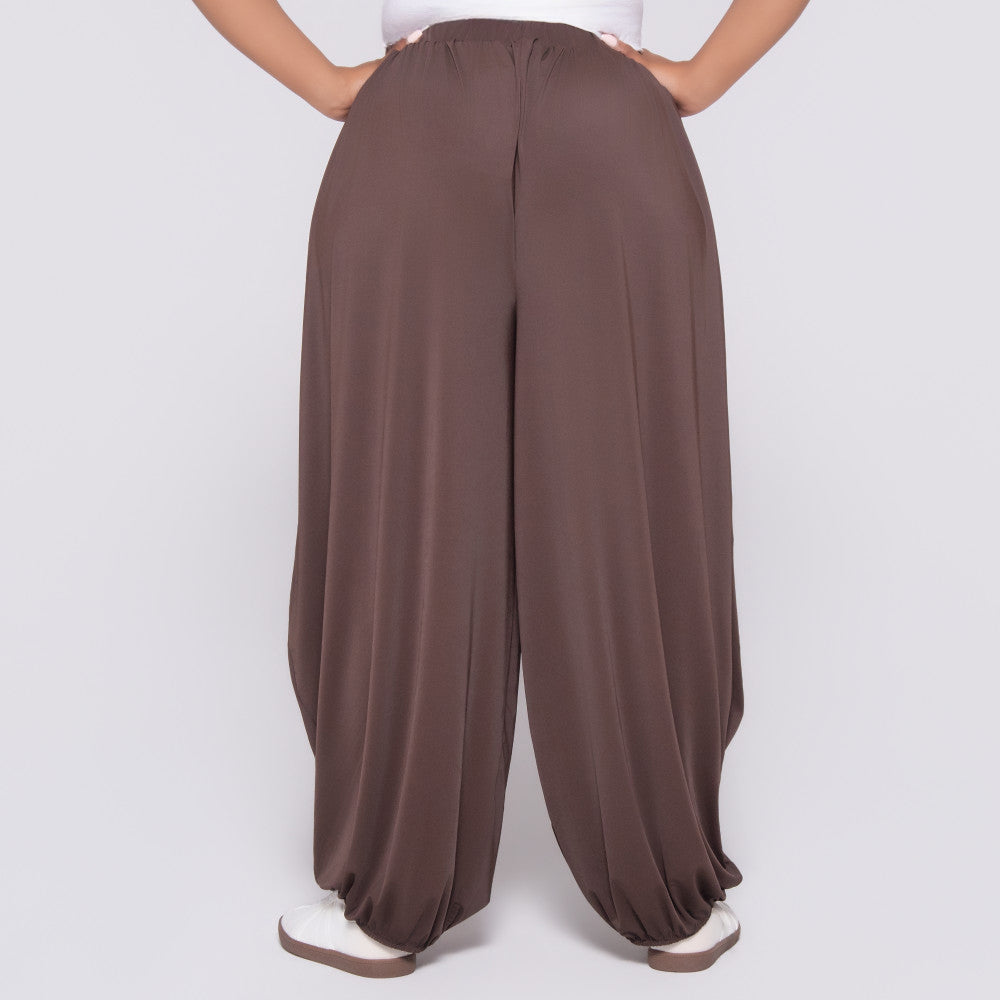 Chocolate Polyamide Pants