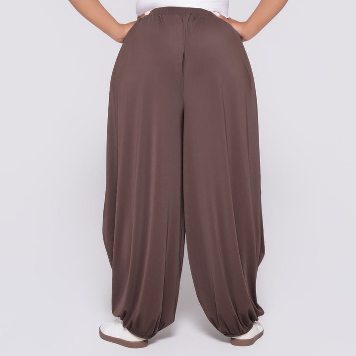Chocolate Polyamide Pants