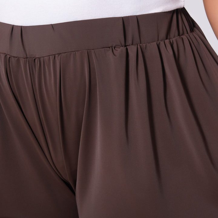 Chocolate Polyamide Pants