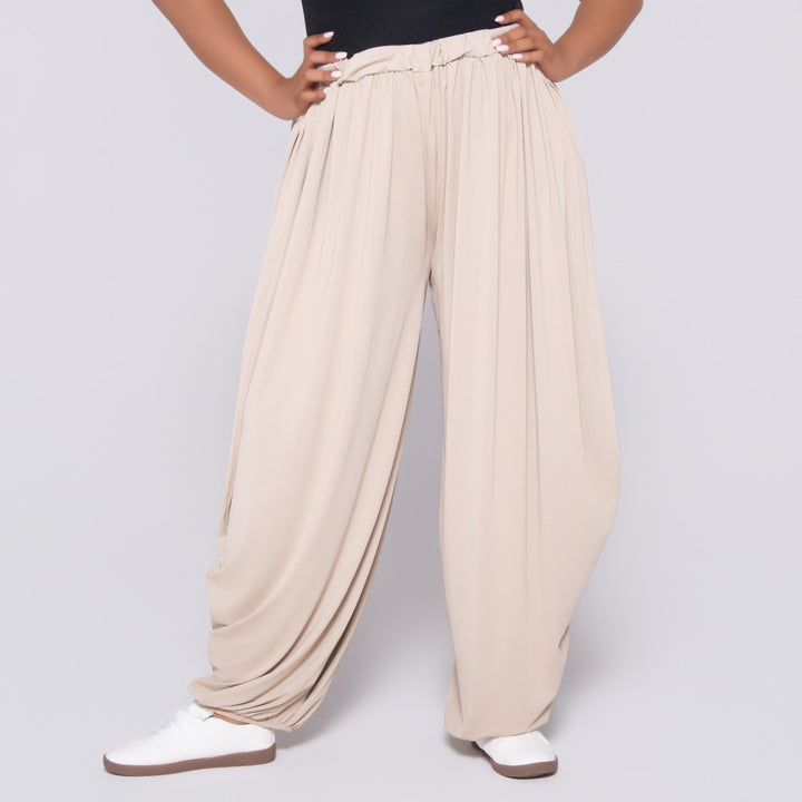 Stone Polyamide Pants