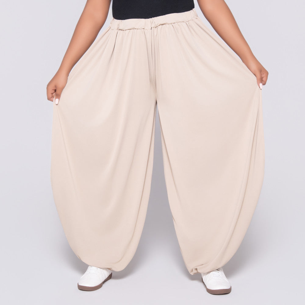 Stone Polyamide Pants