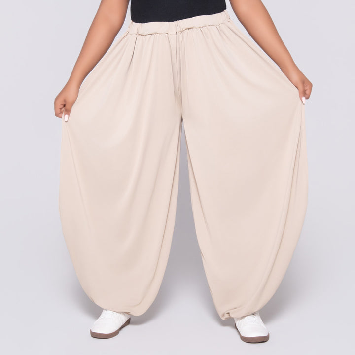 Stone Polyamide Pants