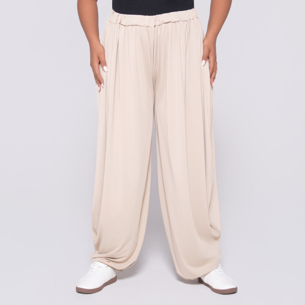 Stone Polyamide Pants