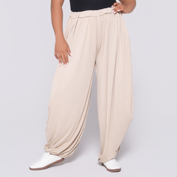 Stone Polyamide Pants