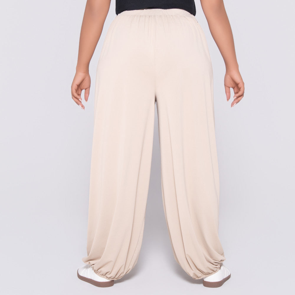 Stone Polyamide Pants