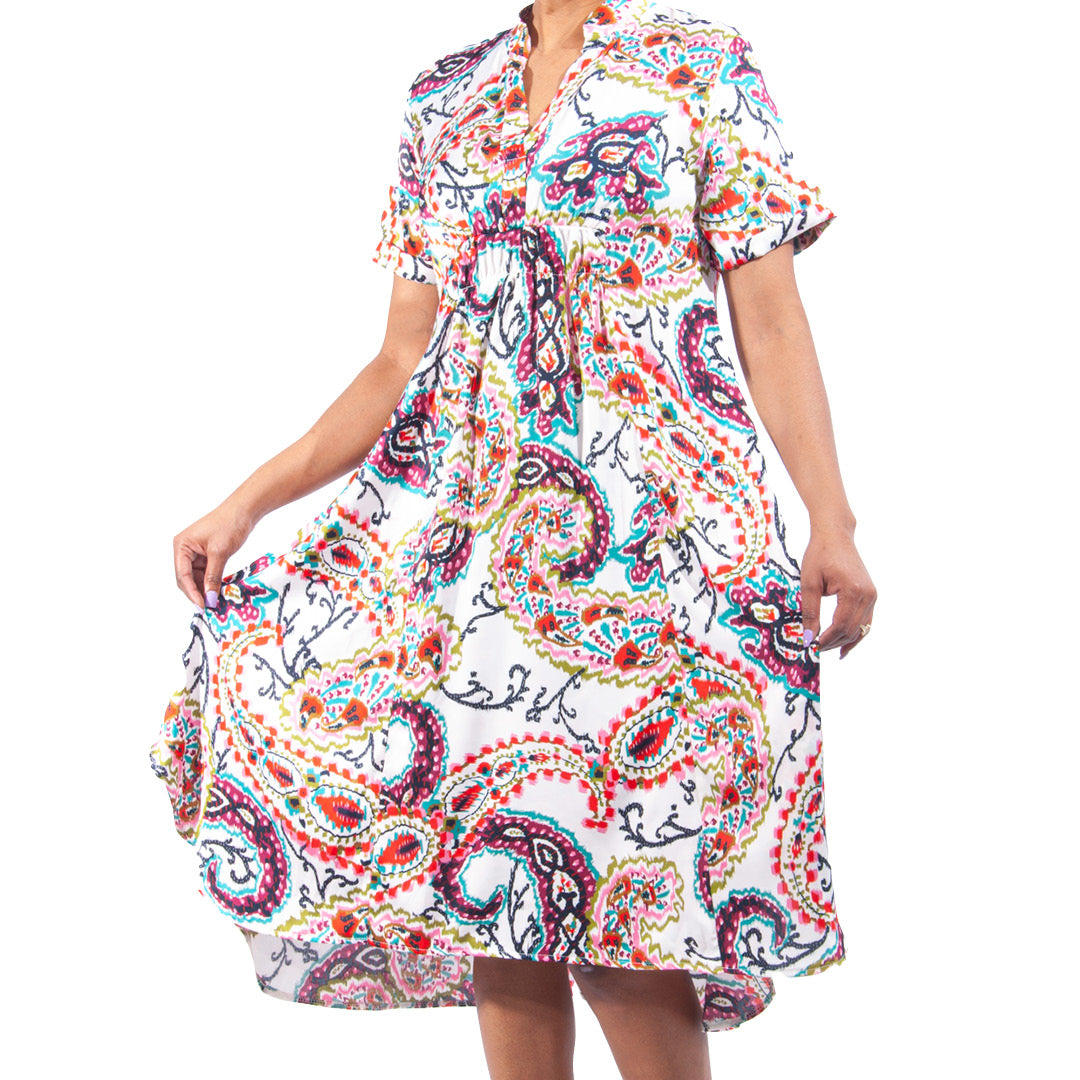 Satin Tiered Tunic